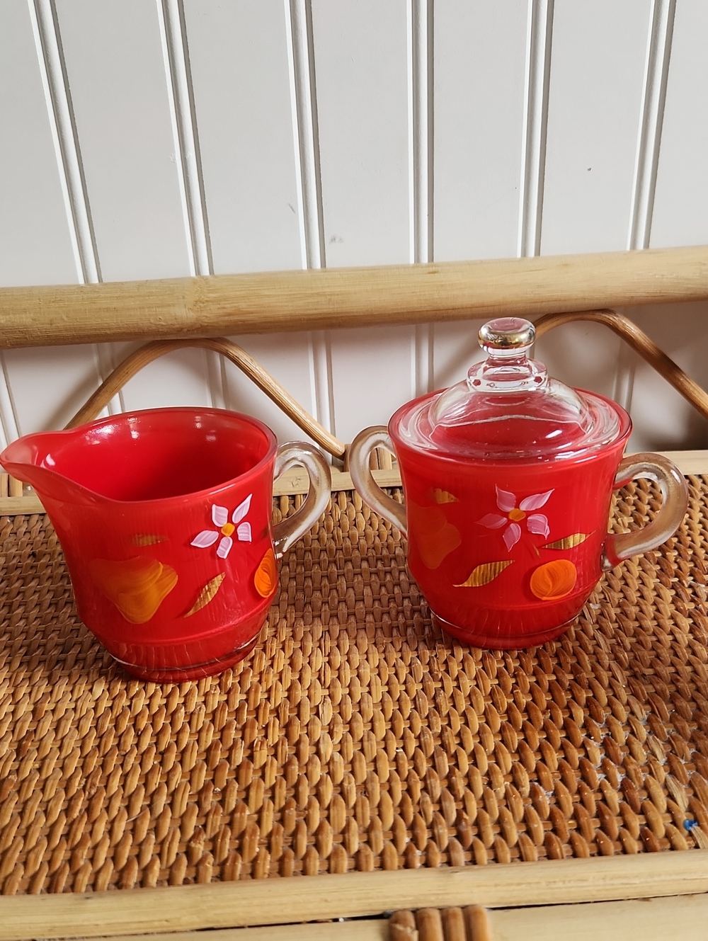 MCM Bartlett Collins Cream And Sugar Set